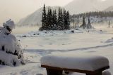 Druhý den Garibaldi Lake trochu bouřilo...